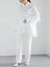 【Atelier Sucre】エンブロイダリーバックフリルシャツ《2025spring catalog item》（オフホワイト）｜Te chichi（テチチ）通販