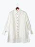 【Atelier Sucre】エンブロイダリーバックフリルシャツ《2025spring catalog item》（オフホワイト）｜Te chichi（テチチ）通販