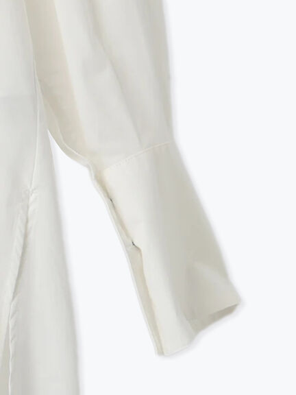 【Atelier Sucre】エンブロイダリーバックフリルシャツ《2025spring catalog item》（オフホワイト）｜Te chichi（テチチ）通販