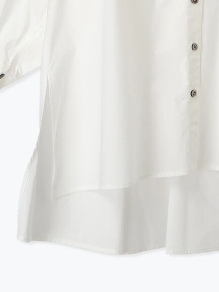 【Atelier Sucre】エンブロイダリーバックフリルシャツ《2025spring catalog item》（オフホワイト）｜Te chichi（テチチ）通販
