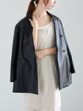 ファブリックアソートオーバージャケット《2025spring catalog item》（ブラック）｜Te chichi（テチチ）通販