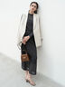 ファブリックアソートオーバージャケット《2025spring catalog item》（ブラック/ベージュ/ネイビー）｜Te chichi（テチチ）通販
