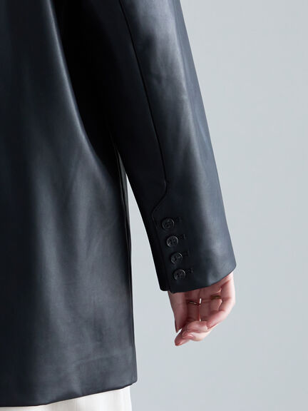 ファブリックアソートオーバージャケット《2025spring catalog item》（ブラック/ベージュ/ネイビー）｜Te chichi（テチチ）通販