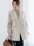 ファブリックアソートテーラードジレ《2025spring catalog item》（ベージュ）｜Te chichi（テチチ）通販