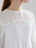 【Atelier Sucre】レースフレアスリーブシャーリングブラウス《2025spring catalog item》（オフホワイト）｜Te chichi（テチチ）通販