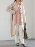 ラッフルフリルシアーチュニック《2025spring catalog item》（チャコールグレー/ピンク）｜Te chichi（テチチ）通販