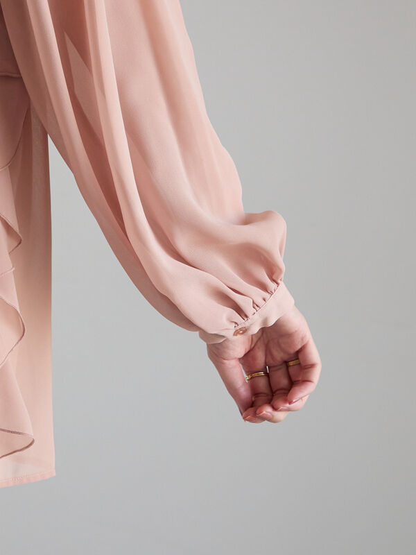 セール】 ラッフルフリルシアーチュニック《2025spring catalog