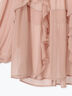 ラッフルフリルシアーチュニック《2025spring catalog item》（チャコールグレー/ピンク）｜Te chichi（テチチ）通販