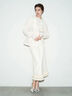 【Atelier Sucre】バテンレースフリンジタイトスカート《2025spring catalog item》（オフホワイト）｜Te chichi（テチチ）通販