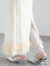 【Atelier Sucre】バテンレースフリンジタイトスカート《2025spring catalog item》（オフホワイト）｜Te chichi（テチチ）通販