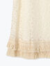 【Atelier Sucre】バテンレースフリンジタイトスカート《2025spring catalog item》（オフホワイト）｜Te chichi（テチチ）通販