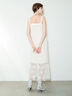 レースレイヤードジャンスカ《2025spring catalog item》（オフホワイト/チャコールグレー）｜Te chichi（テチチ）通販