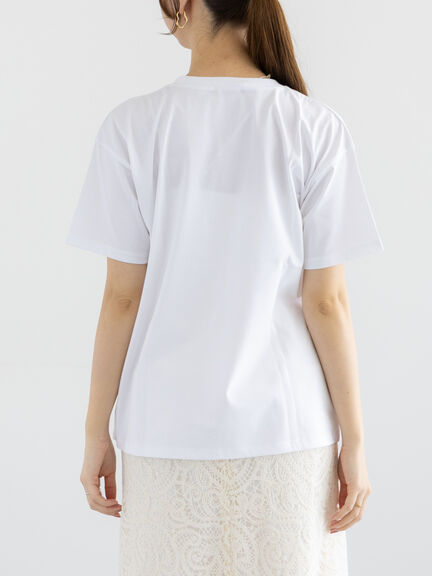 サークルロゴプリントTシャツ（シルバー/チャコールグレー/ブラック）｜Te chichi（テチチ）通販