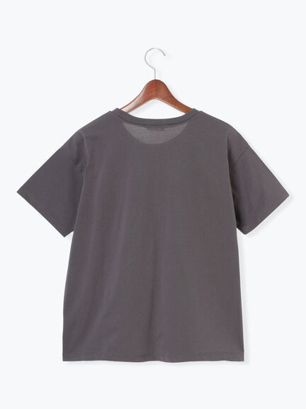 サークルロゴプリントTシャツ（シルバー/チャコールグレー/ブラック）｜Te chichi（テチチ）通販