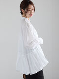 バルーンヘムシャツブラウス（オフホワイト）｜Te chichi（テチチ）通販