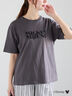 【Disney】ミッキー/ロゴTシャツ（オフホワイト/チャコールグレー/クリーム）｜Te chichi（テチチ）通販