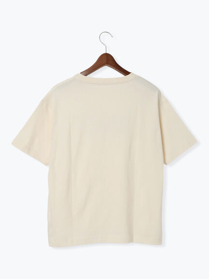 【Disney】ミッキー/ロゴTシャツ（オフホワイト/チャコールグレー/クリーム）｜Te chichi（テチチ）通販