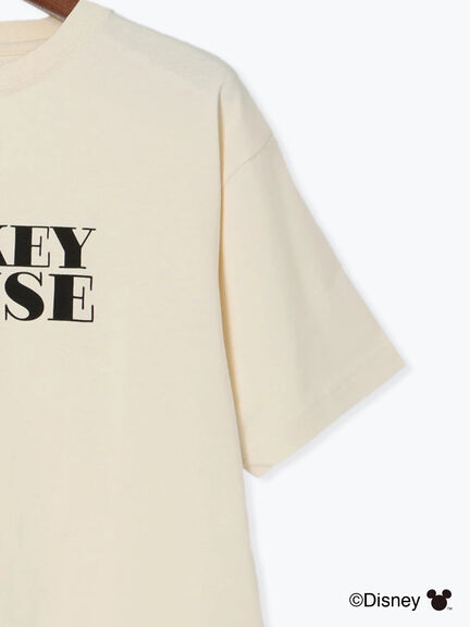 【Disney】ミッキー/ロゴTシャツ（オフホワイト/チャコールグレー/クリーム）｜Te chichi（テチチ）通販