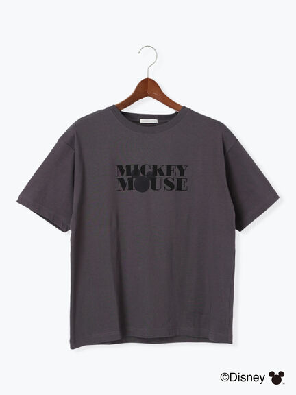 【Disney】ミッキー/ロゴTシャツ（オフホワイト/チャコールグレー/クリーム）｜Te chichi（テチチ）通販
