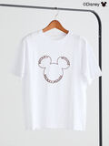 【Disney】ミッキー/フェイスTシャツ（ブラウン）｜Te chichi（テチチ）通販