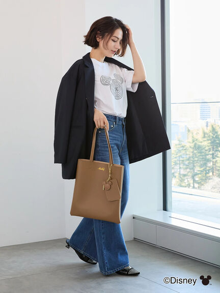 【Disney】ミッキー/フェイスTシャツ（シルバー/ブラック/ブラウン）｜Te chichi（テチチ）通販