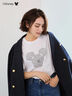 【Disney】ミッキー/フェイスTシャツ（シルバー/ブラック/ブラウン）｜Te chichi（テチチ）通販