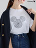 【Disney】ミッキー/フェイスTシャツ（シルバー/ブラック/ブラウン）｜Te chichi（テチチ）通販