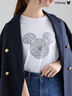 【Disney】ミッキー/フェイスTシャツ（シルバー/ブラック/ブラウン）｜Te chichi（テチチ）通販