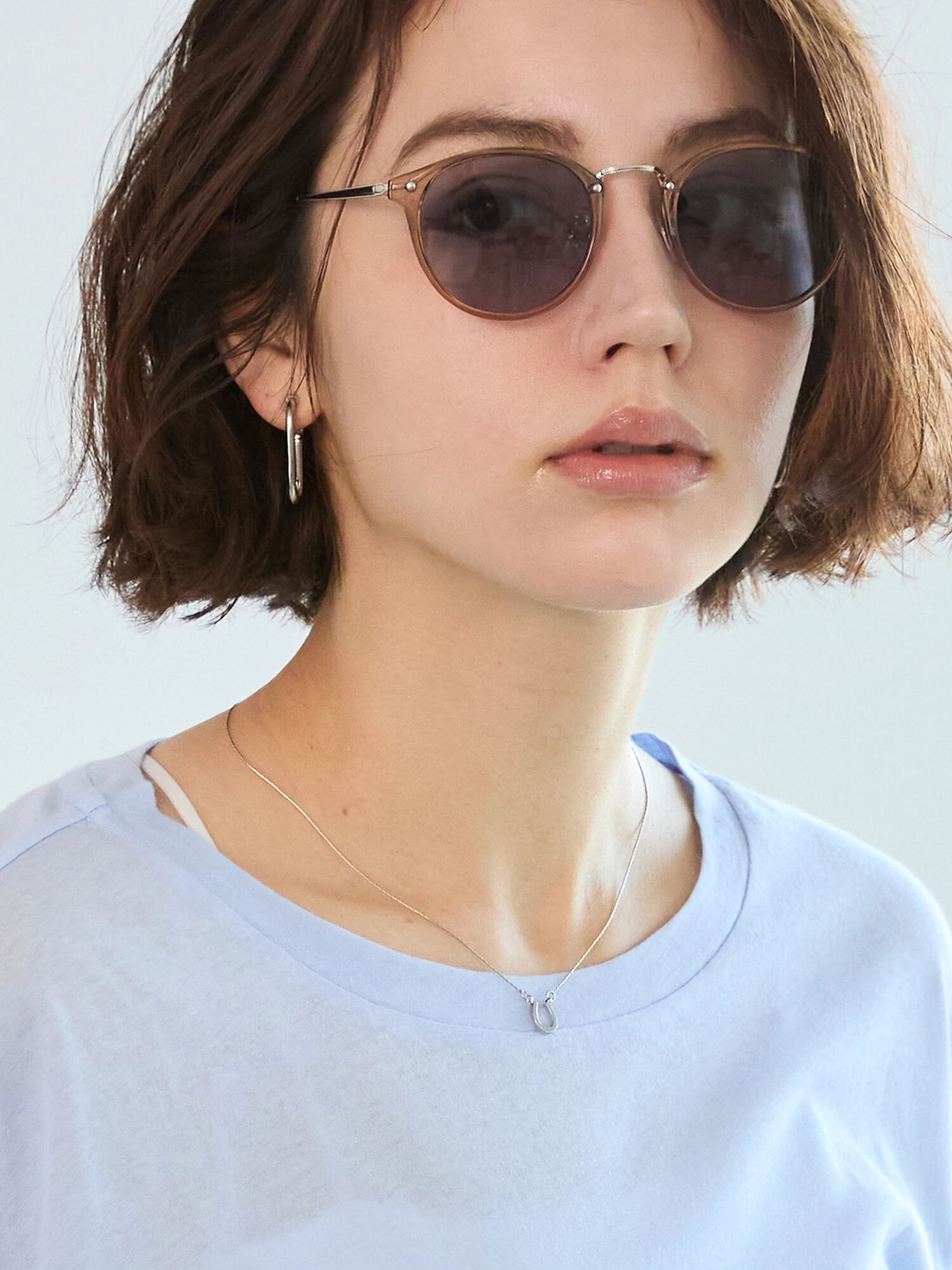 ホースシュープチネックレス(シルバー/ゴールド/アクセサリー ホースシュープチネックレス(シルバー/ゴールド/アクセサリー