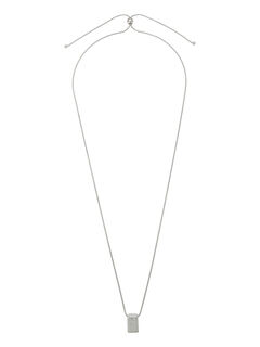 M.U.L. スクエアシルバーネックレス(新品未使用) LARA Christie ネックレス メンズ シルバー シルバー925