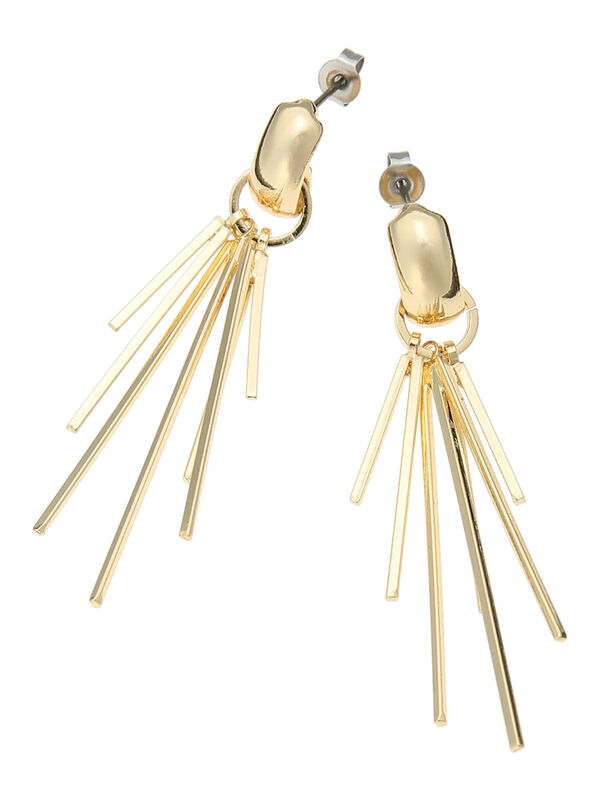 セール】 メタルフリンジピアス（シルバー/ゴールド