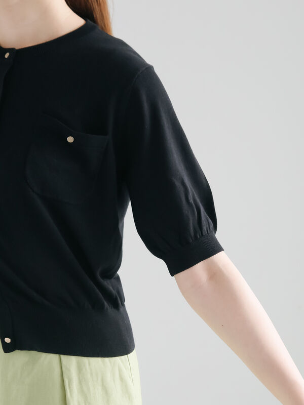 ポケットミニカーディガン《2025summer catalog item》（オフ