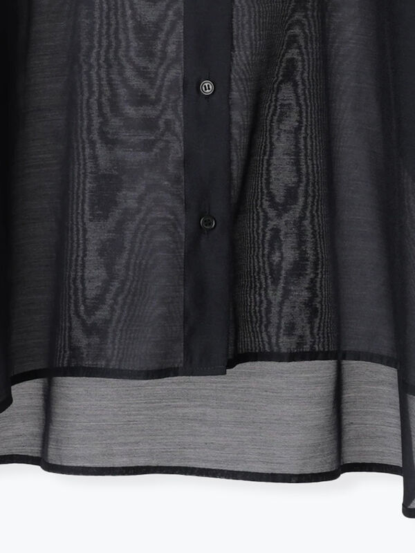 セール】 シアーフードシャツ（グレー/ネイビー/トップス/シャツ