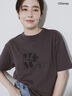 【Disney】ミッキー/ワンカラー刺繍Tシャツ（オフホワイト/チャコールグレー/ベージュ）｜Te chichi（テチチ）通販