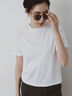 クルーネックTシャツ(compact)（オフホワイト）｜Te chichi（テチチ）通販