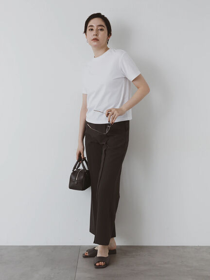 クルーネックTシャツ(compact)（オフホワイト）｜Te chichi（テチチ）通販