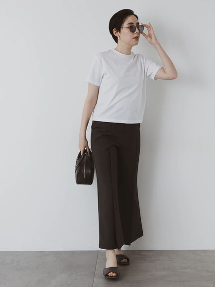 クルーネックTシャツ(compact)（オフホワイト）｜Te chichi（テチチ）通販