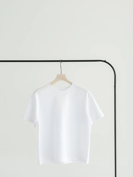クルーネックTシャツ(compact)（オフホワイト）｜Te chichi（テチチ）通販