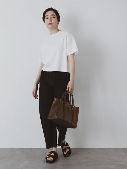 クルーネックTシャツ(BOX)（オフホワイト）｜Te chichi（テチチ）通販
