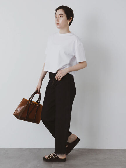 クルーネックTシャツ(BOX)（オフホワイト）｜Te chichi（テチチ）通販