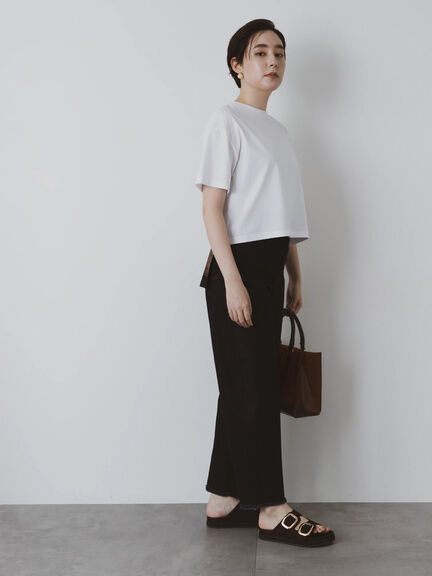 クルーネックTシャツ(BOX)（オフホワイト）｜Te chichi（テチチ）通販