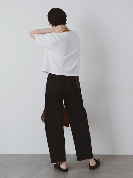 クルーネックTシャツ(BOX)（オフホワイト）｜Te chichi（テチチ）通販