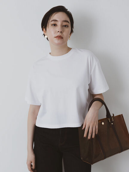 クルーネックTシャツ(BOX)（オフホワイト）｜Te chichi（テチチ）通販