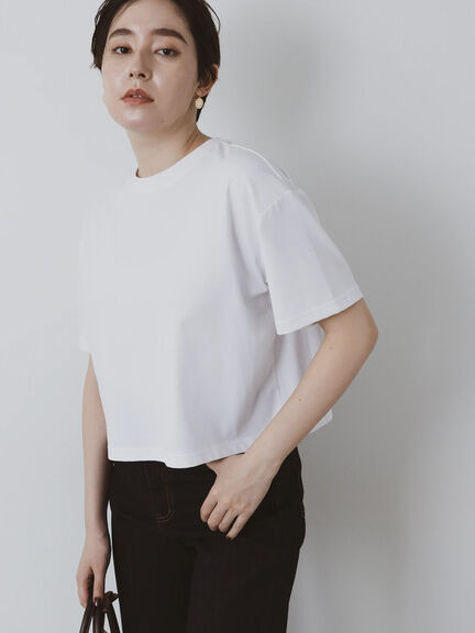 クルーネックTシャツ(BOX)（オフホワイト）｜Te chichi（テチチ）通販