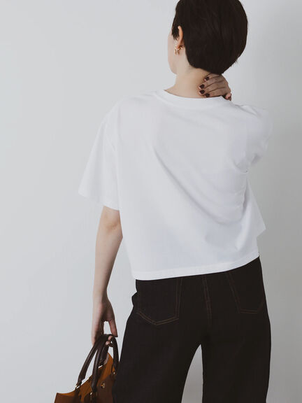 クルーネックTシャツ(BOX)（オフホワイト）｜Te chichi（テチチ）通販