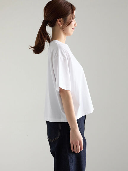 クルーネックTシャツ(BOX)（オフホワイト）｜Te chichi（テチチ）通販
