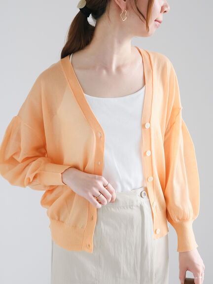 カーディガン(オレンジ/橙色系)｜Te chichi（テチチ）公式通販