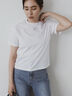 クルーネックTシャツ(compact heavy)（オフホワイト）｜Te chichi（テチチ）通販