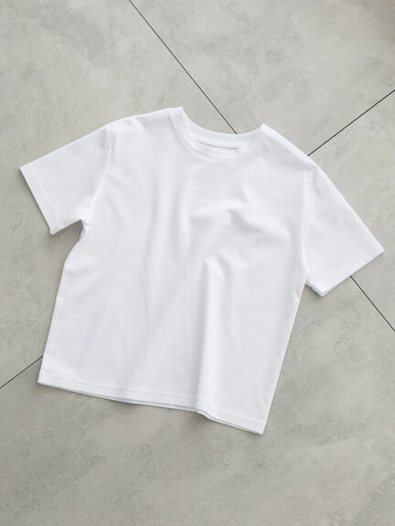 クルーネックTシャツ(compact heavy)（オフホワイト）｜Te chichi（テチチ）通販