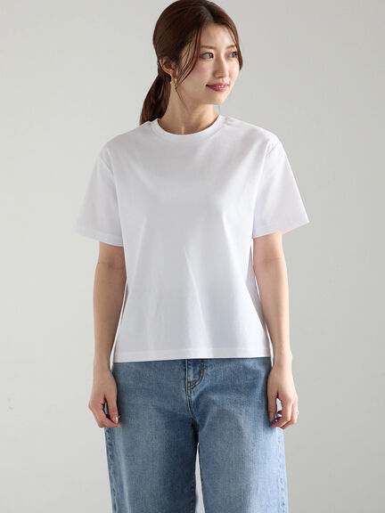 クルーネックTシャツ(compact heavy)（オフホワイト）｜Te chichi（テチチ）通販